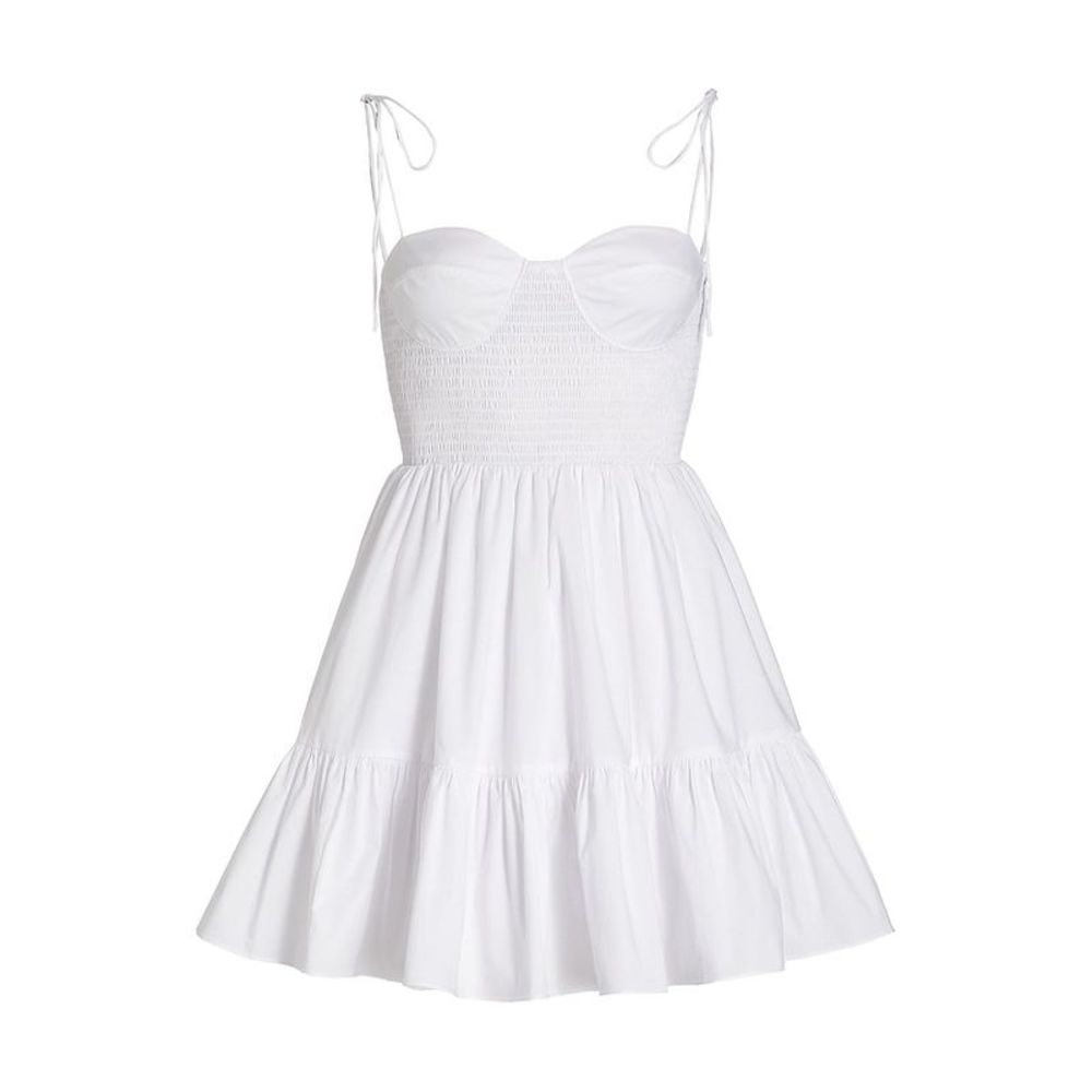 STAUD laundry White Mini Dress